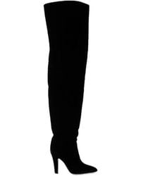 Paris Texas - Block Heel Over-The-Knee Boots - Lyst