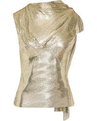 Rabanne - Sleeveless T-Shirt - Lyst