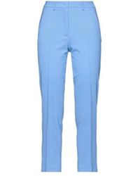 Weekend by Maxmara - Solid-Colored Wool Trousers - Lyst