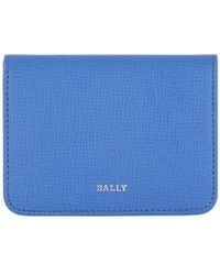 Bally - Logo Details Wallet - Lyst