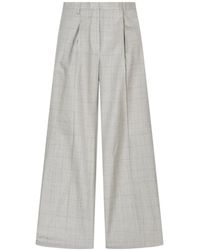 Dries Van Noten - Checked Pleated Trousers - Lyst