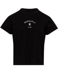 MM6 by Maison Margiela - Logo Print T-Shirt - Lyst