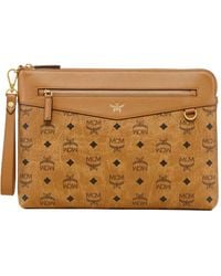MCM - Diamond Wristlet Medium Pouch Bag - Lyst