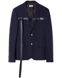 Off-White c/o Virgil Abloh - Single-Breasted Long-Sleeved Blazer - Lyst