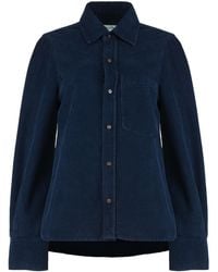 Victoria Beckham - Corduroy Button-Up Shirt - Lyst