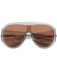 Bottega Veneta - Eyewear Mask Frame Sunglasses - Lyst