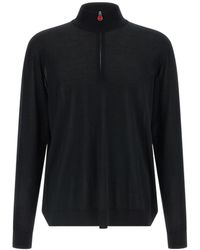 Kiton - Half-Zip Wool Sweater - Lyst