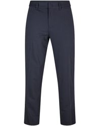 Emporio Armani - Fitted Straight-Leg Pants - Lyst