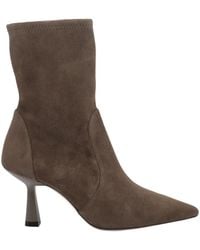 Stuart Weitzman - Pointed-Toe High-Heeled Ankle Boots - Lyst
