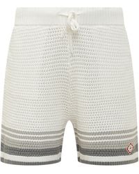CASABLANCA - Stripe Detailed Drawstring Shorts - Lyst
