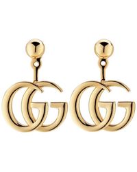 Gucci - Gg Marmont Drop Earrings - Lyst