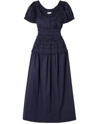 Doen - Ruffled Scoop-Neck Dress - Lyst