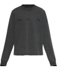MISBHV - Logo-Print Long-Sleeved T-Shirt - Lyst