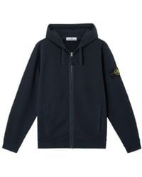 Stone Island - Compass Patch Zip-Up Hoodie - Lyst