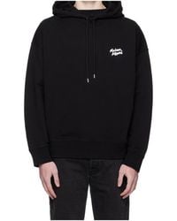 Maison Kitsuné - Maison Kitsuné Logo Printed Drawstring Hoodie - Lyst