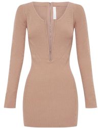 Dion Lee - Angled Ribbed-Knit Dress - Lyst