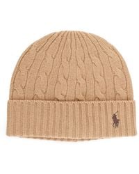 Polo Ralph Lauren - Classic Logo Embroidered Beanie - Lyst