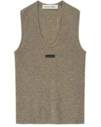 Fear Of God - Logo Patch Ribbed Tank - Lyst