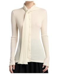 TOTEME - Long-Sleeve Knit T-Shirt - Lyst