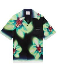 CASABLANCA - Orchid Glitch Printed Shirt - Lyst
