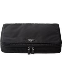 Prada - Large Re-Nylon Zipper Pouch - Lyst