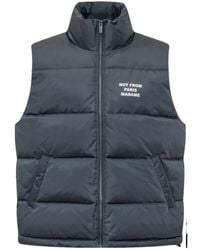 Drole de Monsieur - Drôle De Monsieur Padded High Neck Vest - Lyst