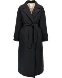 Brunello Cucinelli - Long Belted Down Coat - Lyst