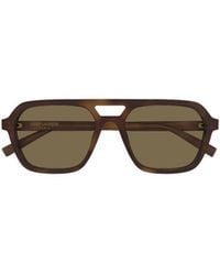 Saint Laurent - Sl 905 Rectangular Sunglasses - Lyst