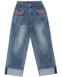 ANDERSSON BELL - Oil-Washed Rolled-Up Jeans - Lyst