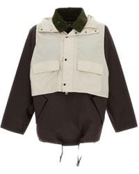 Barbour - X Kaptain Sunshine Transport Smock Casual Jacket - Lyst