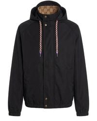 Gucci - Reversible Gg Canvas Jacket - Lyst