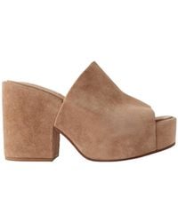 Gabriela Hearst - Round-Toe Chunky Heel Sandals - Lyst