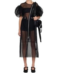 Simone Rocha - Semi-Sheer Dress - Lyst