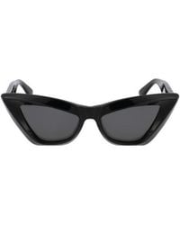 Bottega Veneta - Eyewear Cat-Eye Frame Sunglasses - Lyst