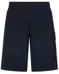 EA7 - Logo-Embossed Bermuda Shorts - Lyst