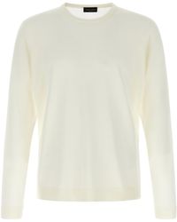 Roberto Collina - Round-Neck Long-Sleeve Sweater - Lyst