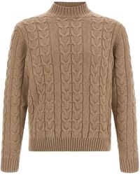 Zanone - Long-Sleeved Knitted Sweater - Lyst