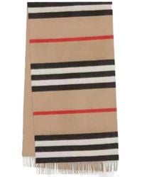Burberry - Icon Stripe Cashmere Scarf - Lyst