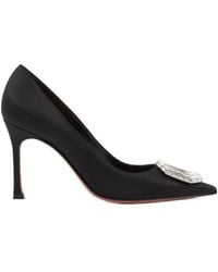 AMINA MUADDI - Camelia 90Mm Crystal Pumps - Lyst