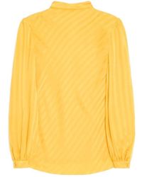 Valentino - Monogram Jacquard Long-Sleeve Top - Lyst