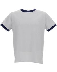 A.P.C. - Contrast Trim Crewneck T-Shirt - Lyst