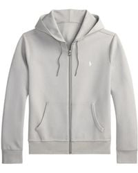 Polo Ralph Lauren - Pony Embroidered Zip-Up Hoodie - Lyst
