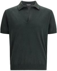 Tom Ford - V-Neck Knit Polo Shirt - Lyst