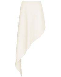 Alaïa - Poplin Pointed Skirt - Lyst