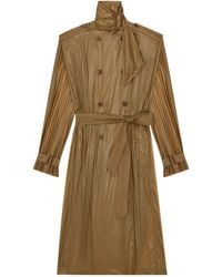 Saint Laurent - Lavallière Double-Breasted Trench Coat - Lyst