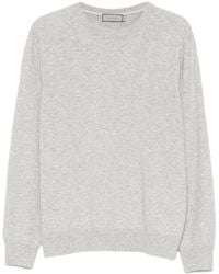 Canali - Crew-Neck Long-Sleeve Sweater - Lyst