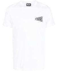 DIESEL - T-Diegor Logo Patch T-Shirt - Lyst