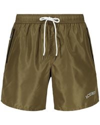 Iceberg - Logo Drawstring Swim Shorts - Lyst