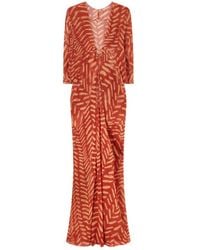 Johanna Ortiz - Sensory Tapestry Printed Recycled Georgette Coverup - Lyst