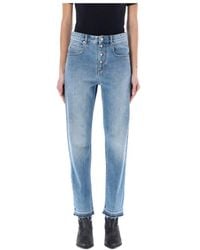 Isabel Marant - Isabel Marant Étoile Straight-Leg Mid-Rise Jeans - Lyst